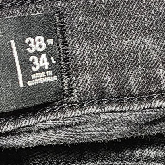 Abercrombie & Fitch Black Wash Ripped Knees Athletic Skinny Jeans - Picture 7 of 9